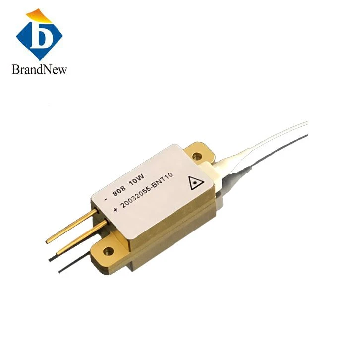 Dé-óid Léasair Cúplála Snáithín CW 808nm